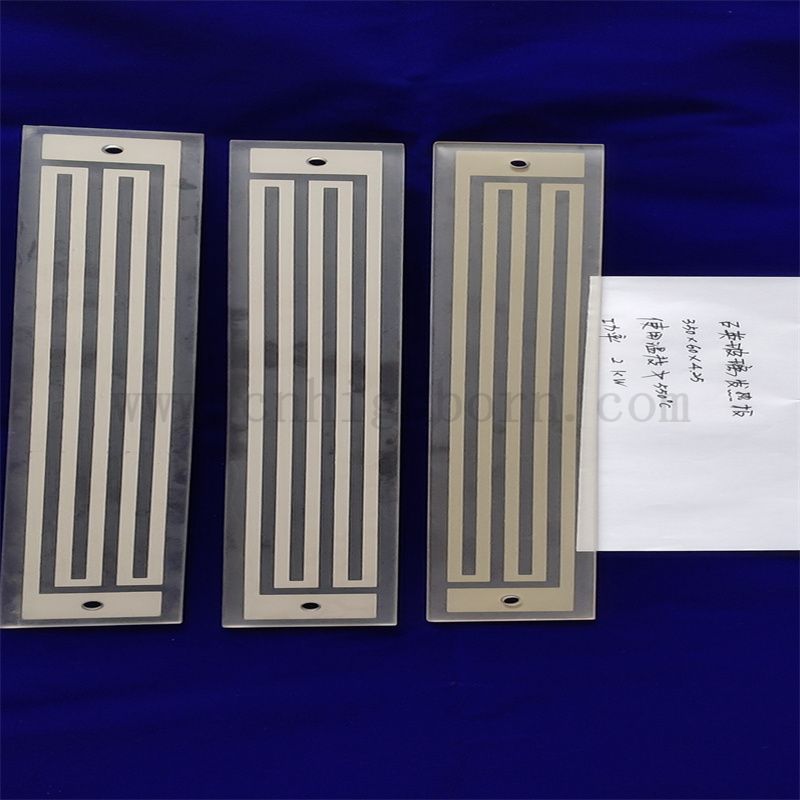 прямоугольная стеклянная нагревательная пластина