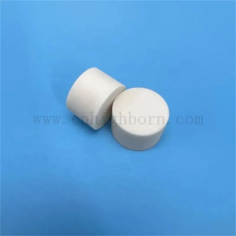 Промышленная высокая твердость износостойкость керамический круглый стержень Al2O3 Блок цилиндров