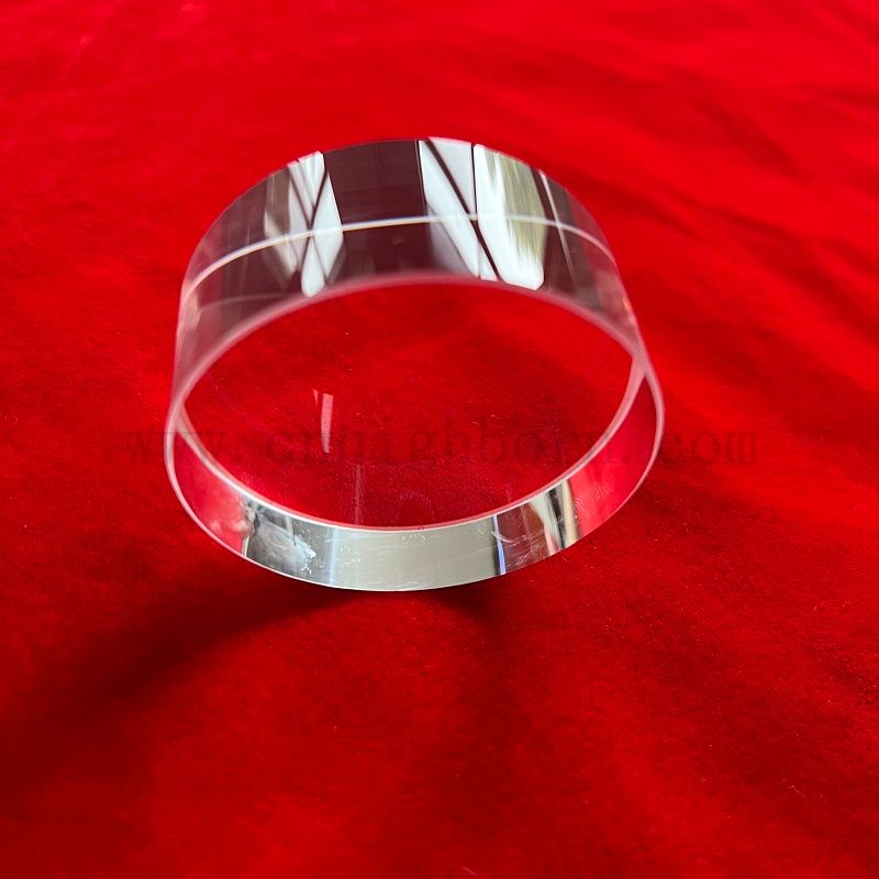 Индивидуальная высококачественная прозрачная кварцевая стеклянная пластина крема