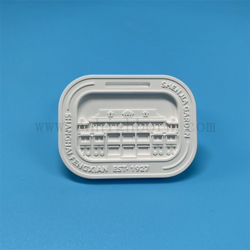 Логотип индивидуальная керамическая ароматерапевтическая таблетка ароматизированная гипсовая гипсовая штука