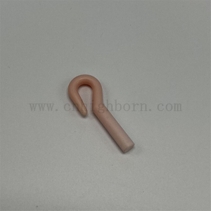 Износостойкость 95% Розовый глинозем Al2O3 Керамическая направляющая для пряжи Текстильная керамическая ловушка Типы направляющих