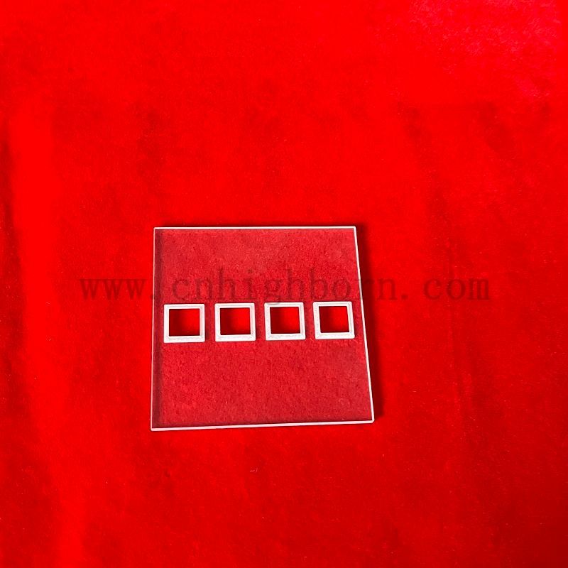 Полированная кварцевая стеклянная доска