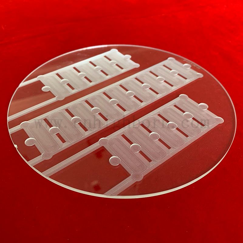 Размолоть круглую кварцевую стеклян