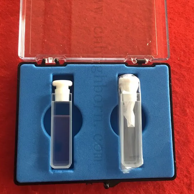 Q114 Стандартная ячейка 2 стороны прозрачная квадратная лабораторная лаборатория ультрафиолетового ультрафиолетового ультрафиолетового ультрафиолетового ультрафиолета.