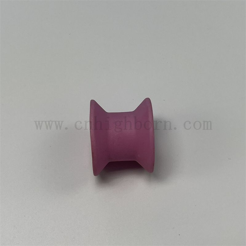 Изной высококачественный розовый 95% Al2O3 Проволочный направляющий глиноз