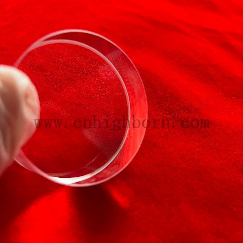 Кварцево-кремнеземная стеклянная пластина