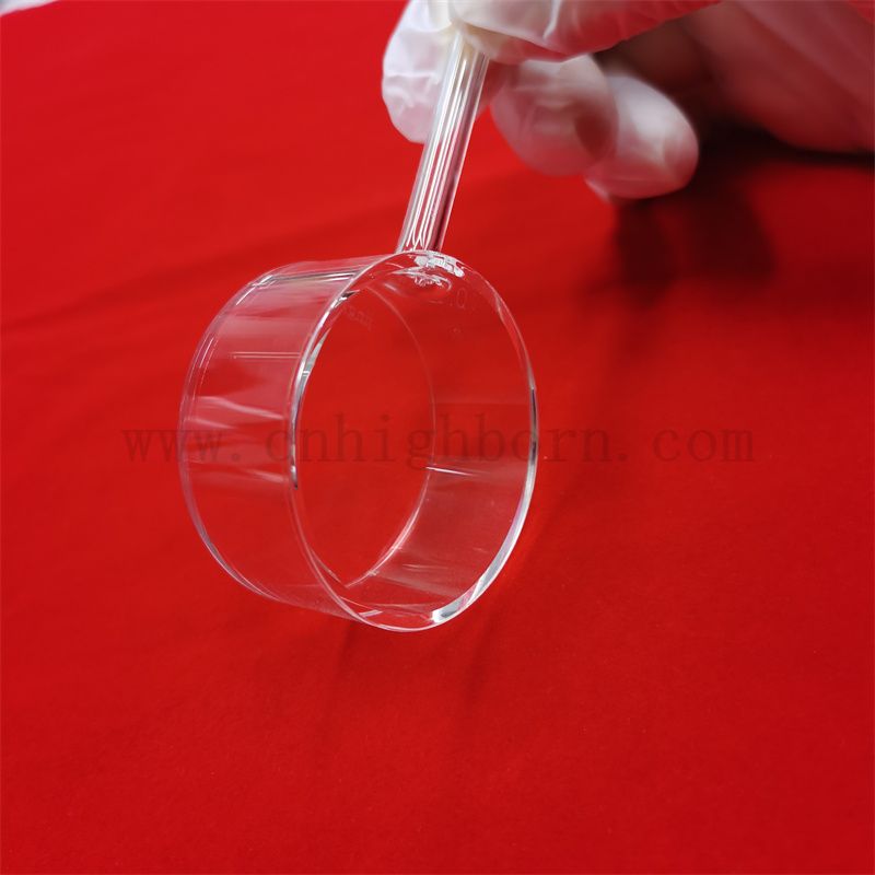 Настраиваемые чистые оптические стеклянные ячейки короткая длина папора с ультрафицилиндрическими кюветами заполнения трубки