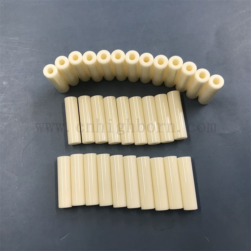 Индивидуальная 99%Al2O3 зеркальная полировка глиноземной керамической изоляционной трубки