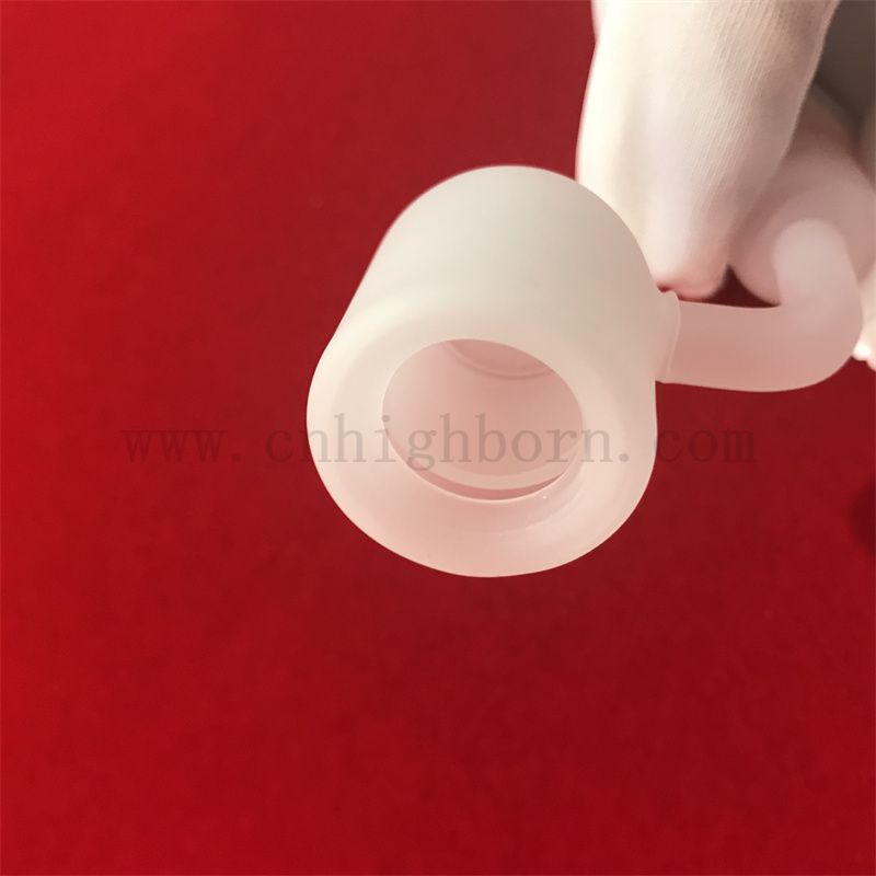 Теплостойкость плоское дно непрозрачный молочный белый кварц Бангер