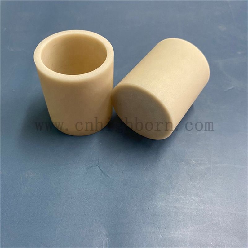 Индивидуальная высокая теплопроводности Aln Ceramic Cup Cup Nicride Nitride Crucible для плавления
