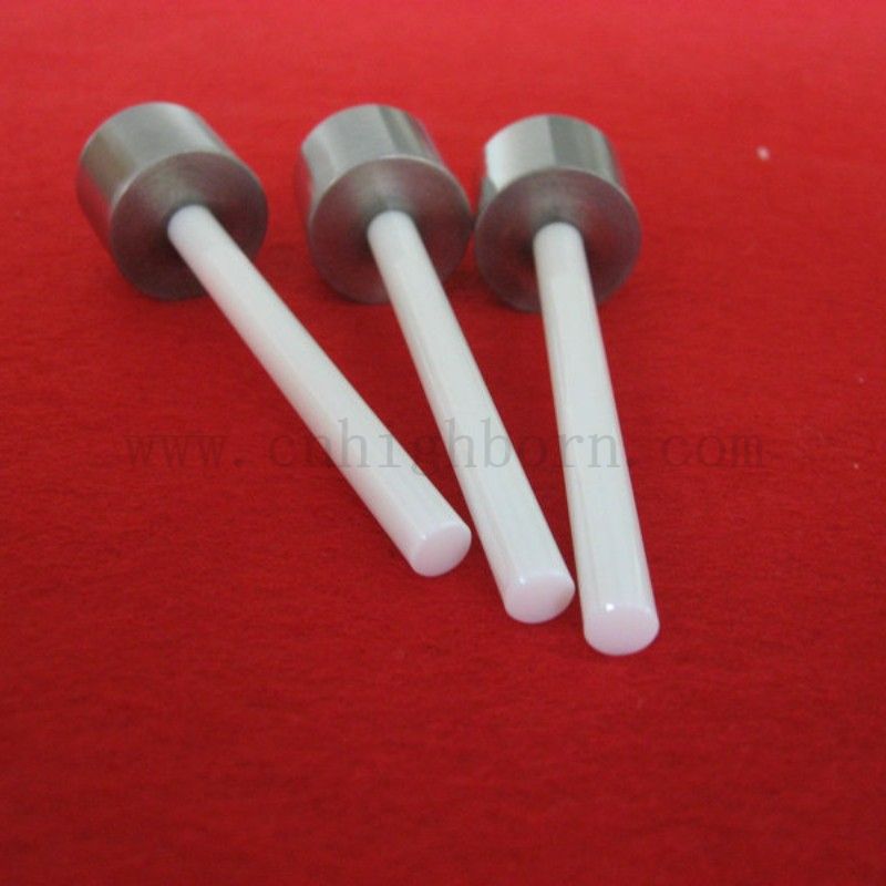 Пользовательская высокая точность циркония керамическое поршневое поршневое поршень с металлической частью