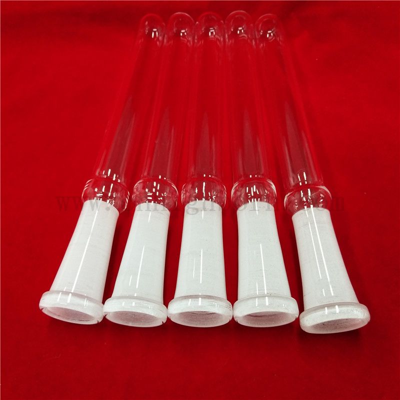 Теплостойкость настраиваемой кварцевой стеклянной трубки с круглым дном и стандартным ртом