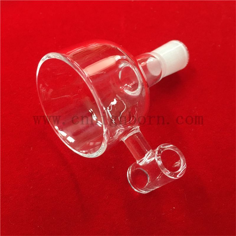 Высокая чистота теплостойкость формы чаши прозрачное кварцевое стекло Banger