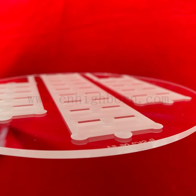 Размолоть круглую кварцевую стеклян