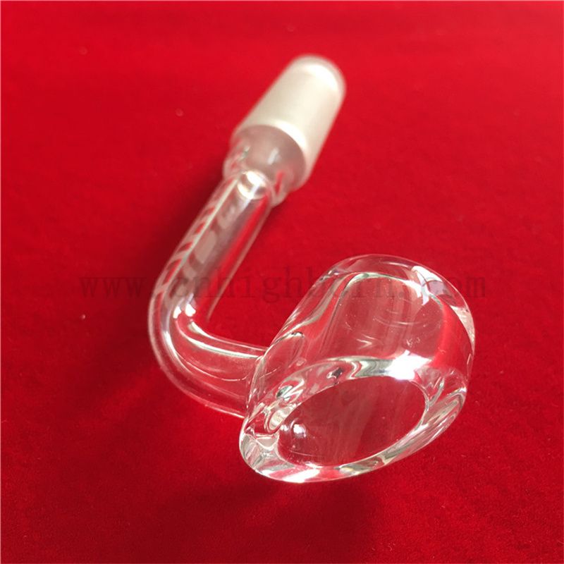 Нагреть быстро непрозрачное полосовое покрытие срезанное Quartz Glass Banger для Dab Rigs