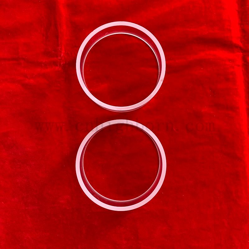 Прозрачный фланцевый фланец из кварцевого стеклянного базового фланца из кварцевой изоляции 