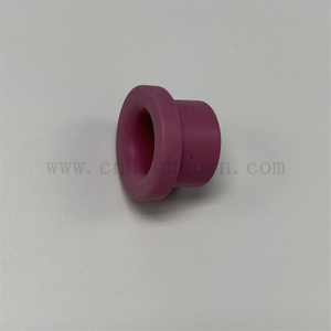 Износостойкая высококачественная розовая 95% Al2O3 направляющая для проволоки из глинозема керамическая текстильная проушина