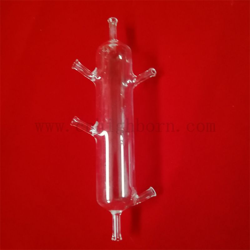 Настраиваемая высокая чистота прозрачная кварцевая стеклянная трубка пиролиз слитый диоктор с диоктором кремнезема