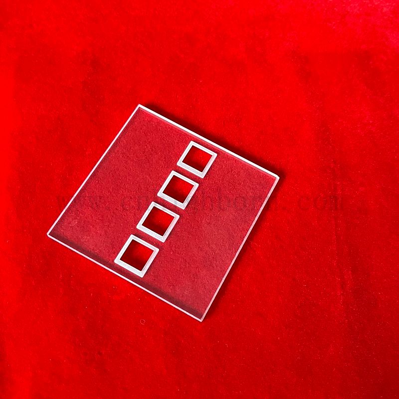 Полированная кварцевая стеклянная доска с мультиберным закручиванием лабораторной воды