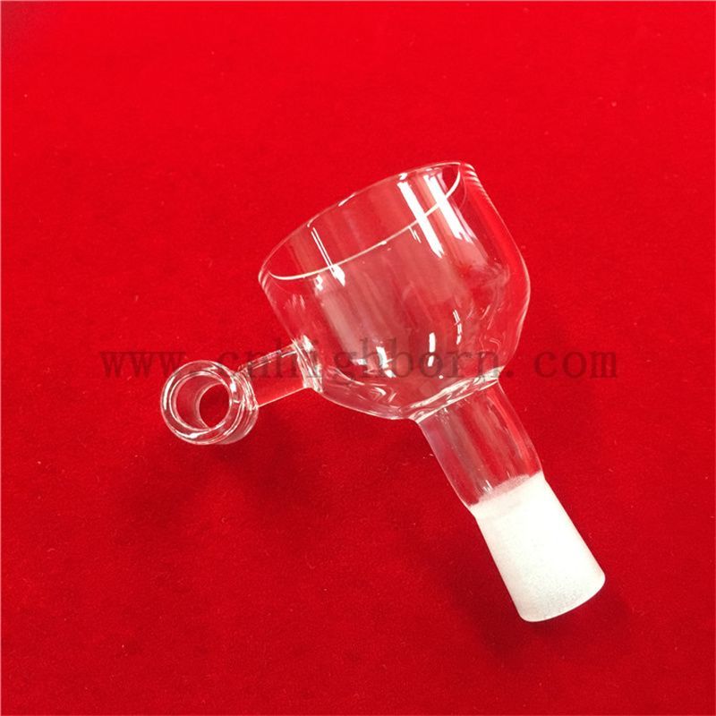 Высокая чистота теплостойкость формы чаши прозрачное кварцевое стекло Banger