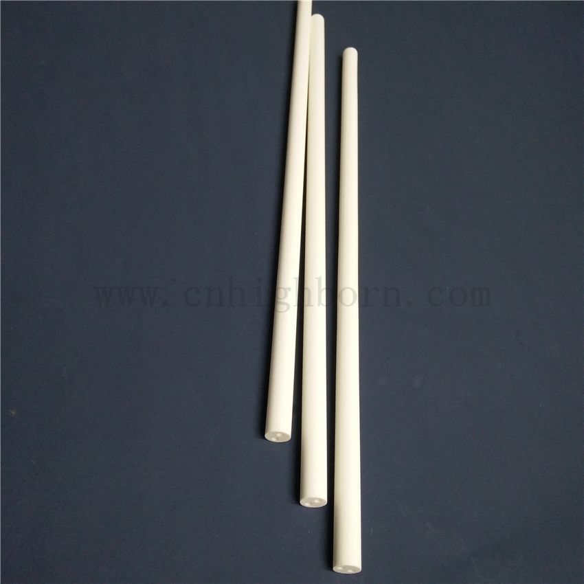 Высокая чистота оксида магния MGO Керамические тонкие трубки