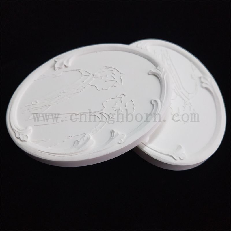 Индивидуальная однозабочная пластина с логотипом силуэта испаряется гипсовый диск