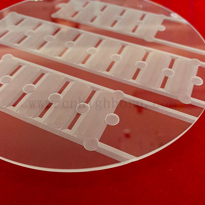 Размолоть круглую кварцевую стеклян