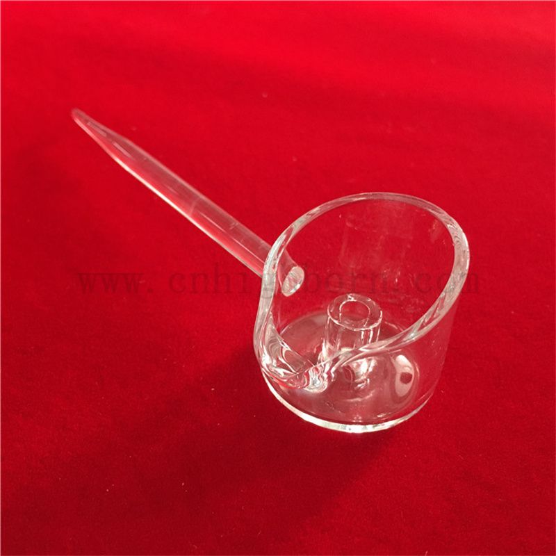  Прозрачный пласты за кремнеземную кремнезму 4 мм с чашкой вставки с чашкой вставки
