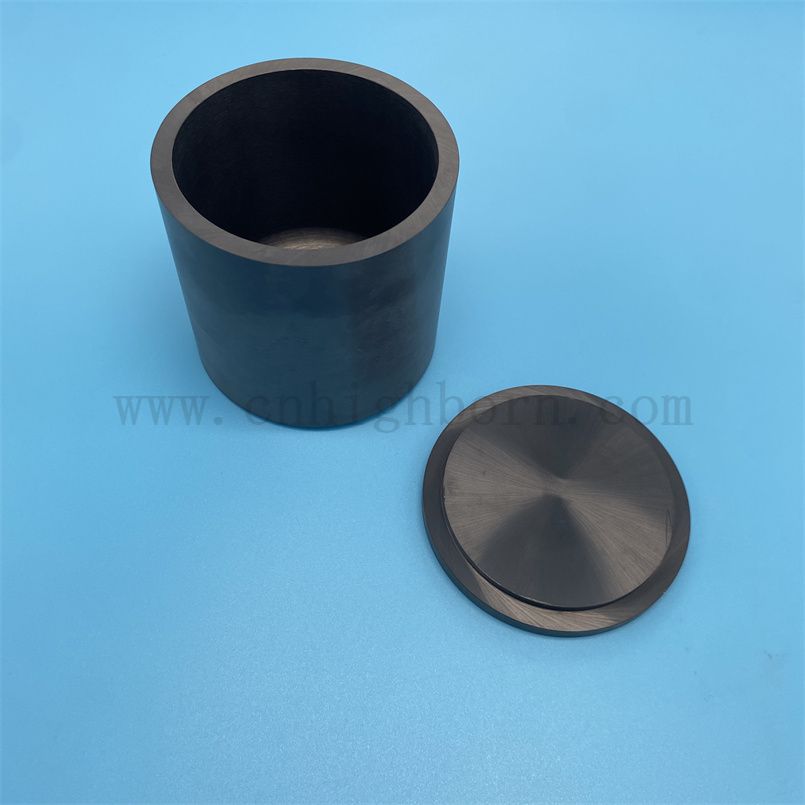 Высокая прочность SI3N4 Керамический тигл кремний нитрид.