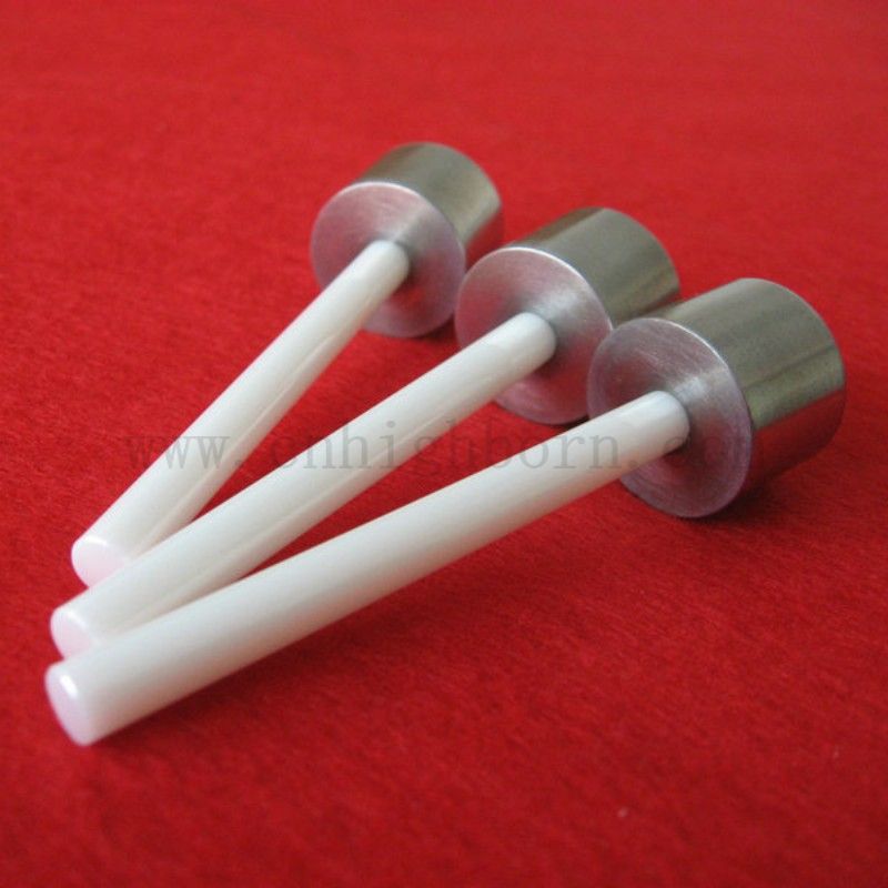 Пользовательская высокая точность циркония керамическое поршневое поршневое поршень с металлической частью