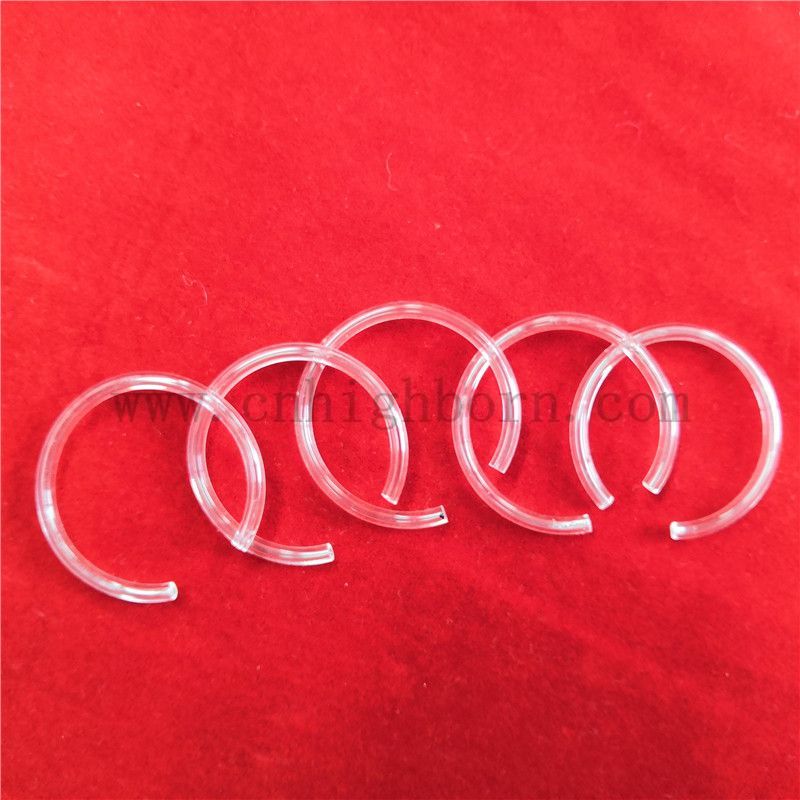 Индивидуальная C -форма с прозрачной плавленой кремной кварцевой стеклянной трубкой