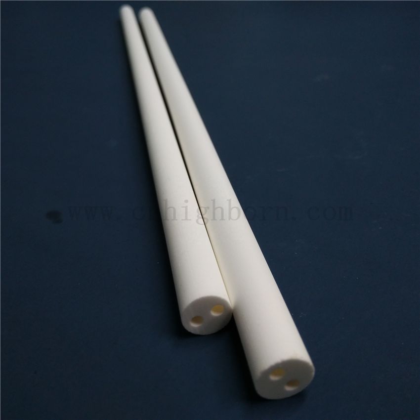 Высокая чистота оксида магния MGO Керамические тонкие трубки