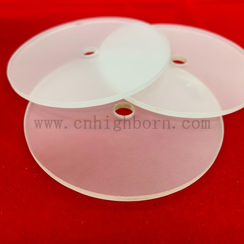 Оптическая линза из матового кварца