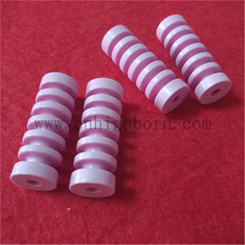 Износостойкость 95% розовый Al2O3 Армическая керамическая пряжа направляющая колеса текстильная керамическая подшипника