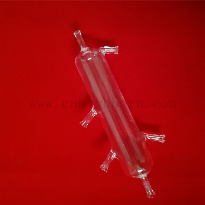 Настраиваемая высокая чистота прозрачная кварцевая стеклянная трубка пиролиз слитый диоктор с диоктором кремнезема