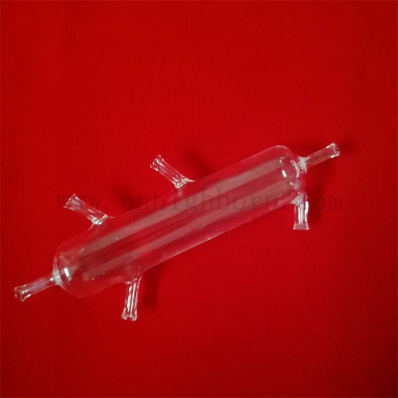 Настраиваемая высокая чистота прозрачная кварцевая стеклянная трубка пиролиз слитый диоктор с диоктором кремнезема