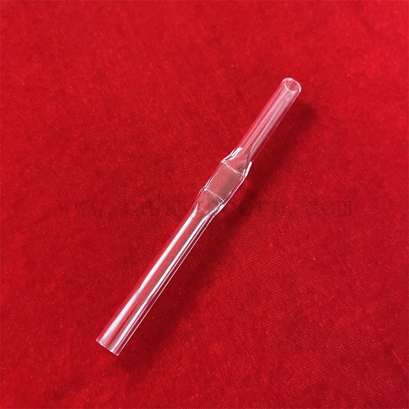 Прозрачная теплостойкость настраиваемой формы Кварце