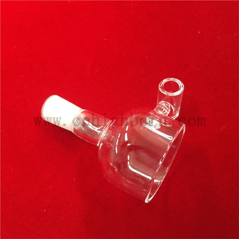 Высокая чистота теплостойкость формы чаши прозрачное кварцевое стекло Banger