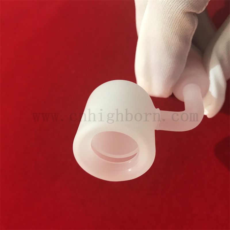 Теплостойкость плоское дно непрозрачный молочный белый кварц Бангер