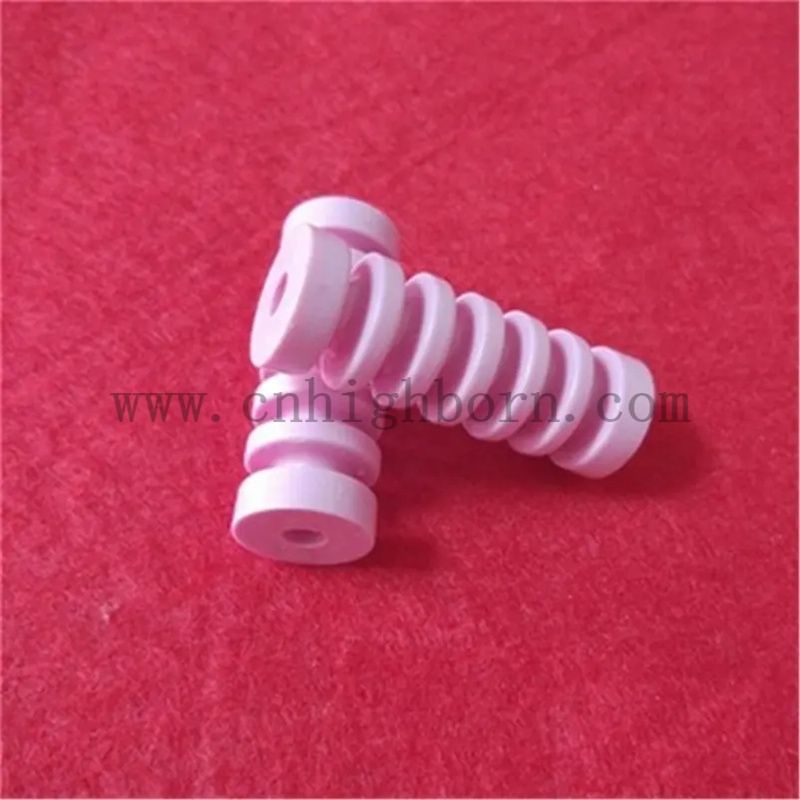 Износостойкость 95% розовый Al2O3 Армическая керамическая пряжа направляющая колеса текстильная керамическая подшипника