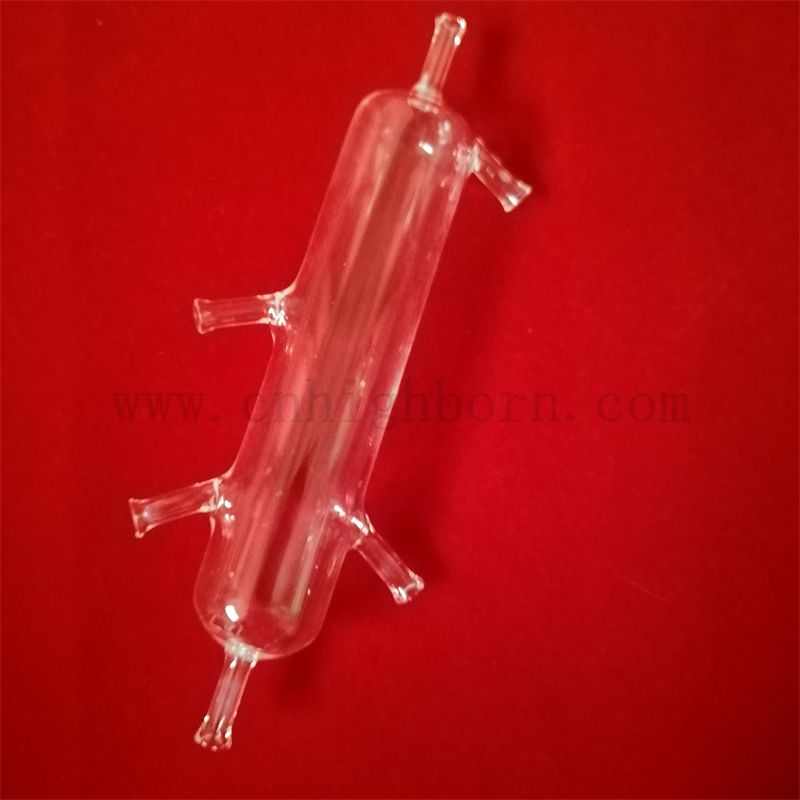 Настраиваемая высокая чистота прозрачная кварцевая стеклянная трубка пиролиз слитый диоктор с диоктором кремнезема