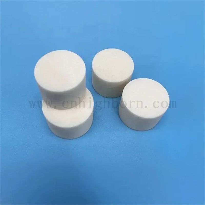 Промышленная высокая твердость износостойкость керамический круглый стержень Al2O3 Блок цилиндров