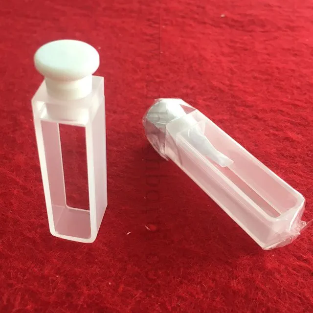 Q114 Стандартная ячейка 2 стороны прозрачная квадратная лабораторная лаборатория ультрафиолетового ультрафиолетового ультрафиолетового ультрафиолетового ультрафиолета.