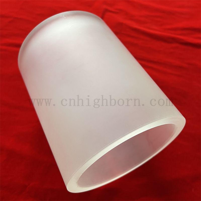 Теплостойкость полупрозрачная плавленость кремниковая стеклянная трубка из кварцевого кремнезема