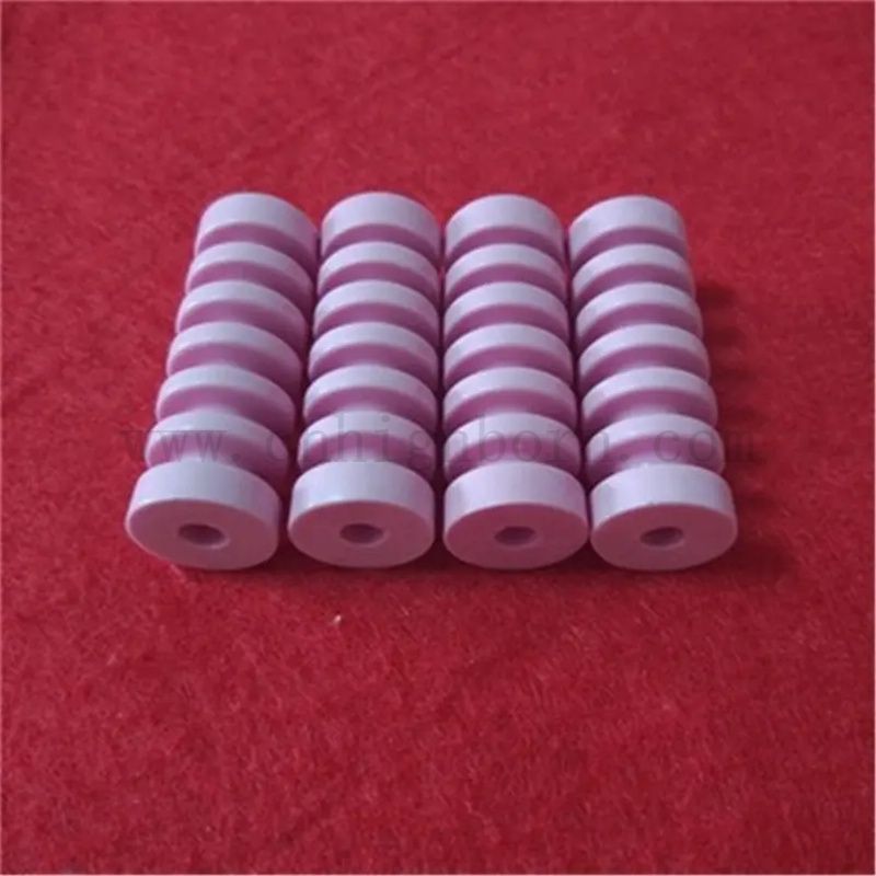 Износостойкость 95% розовый Al2O3 Армическая керамическая пряжа направляющая колеса текстильная керамическая подшипника