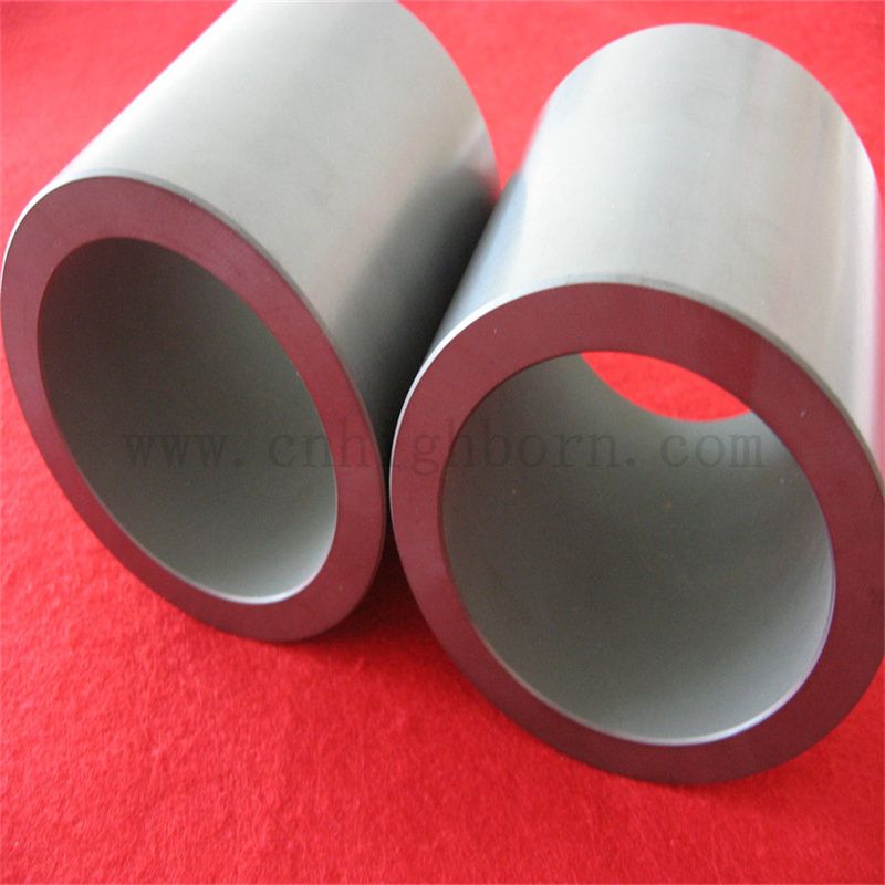 Керамическая изоляционная труба с высокой температурой большего диаметра B4C Ceramic Carbide Carbide Tube