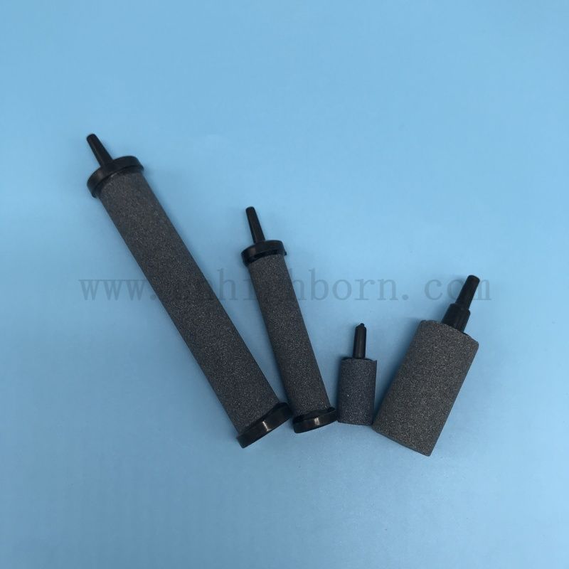  Пользовательский серый цвет аквариумный цилиндр квадратный колонна пузырьковый воздушный камень