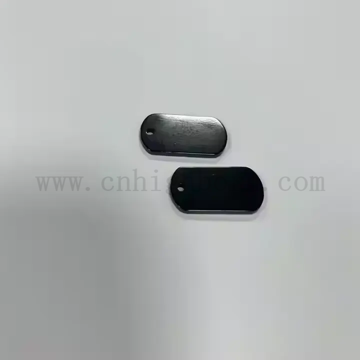 Индивидуальная черная цирконная тарелка полированная керамическая кусок Zro2