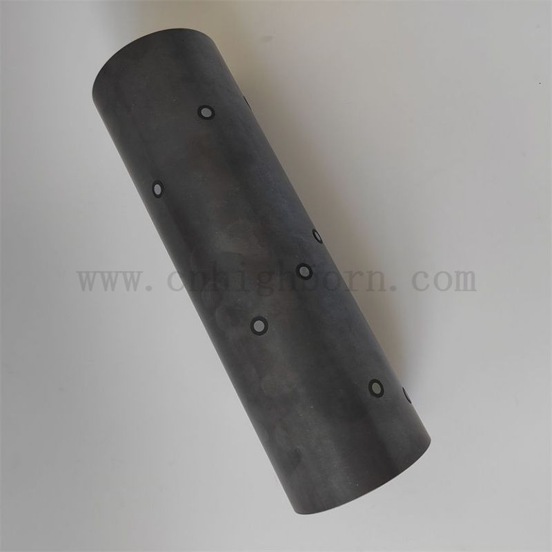Индивидуальные высокотемпературные кремниевые карбид Ceramic Tube Dust Accessories для промышленной печи