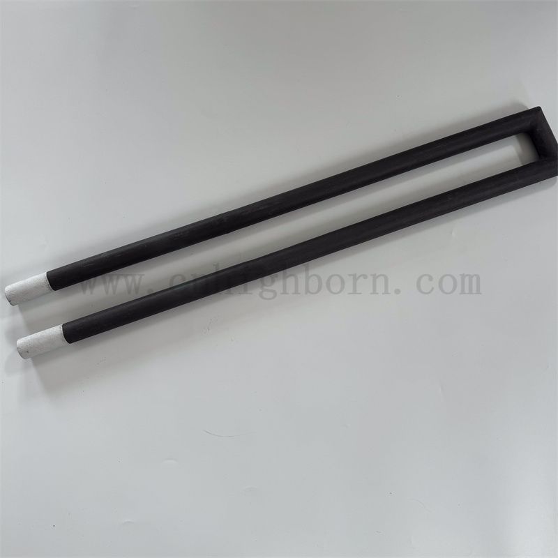 Рефрактерный кремниевый карбид нагревательной элемент изолятор SIC Ceramic U Type Tube